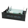 FRONTALINO 3,5' CON FRAME 5,25' CON 4 PORTE HUB USB 3.0