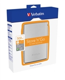 HARD DISK VERBATIM STORE'N'GO USB 2.0 2.5' 500GB-SILVER