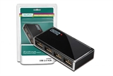 HUB USB 2.0 CON 4 PORTE CON ALIMENTATORE ESTERNO