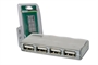 *HUB USB 2.0 CON 4 PORTE IN ALLUMINIO CON ALIMENTATORE