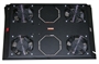 KIT 4 VENTOLE CON TERMOSTATO, 12.8 METRI  CUBI CIRCOLAZIONE D'ARIA COLORE NERO RAL 9005 PER ARMADI L