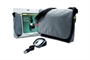 KIT BORSA PER NOTEBOOK O iPAD + MINI MOUSE OTTICO CON CAVO RETRATTILE COLORE NERO/GRIGIO
