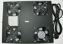 KIT CON 4 VENTOLE E TERMOSTATO PER ARMADI LINEA ECO DA PAVIMENTO COLORE NERO RAL 9005