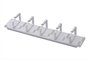LISTELLO GUIDA CAVI 19' (2 UNITA') GRIGIO RAL 7035 CON 5 ANELLI (DN-19 ORG-2U)