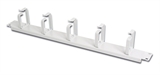 LISTELLO GUIDACAVI 19' (1 UNITA') GRIGIO RAL 7035 CON 5 GANCI (DN-97601)