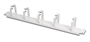 LISTELLO GUIDACAVI 19' (1 UNITA') GRIGIO RAL 7035 CON 5 GANCI (DN-97601)