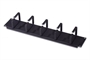 LISTELLO GUIDACAVI 19' (2 UNITA') CON 5 ANELLI - COLORE NERO RAL 9005