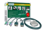 MINI DATA SWITCH ELETTRONICO A 2 PORTE PER 2 PC CON SET CAVI INCLUSI (DC OC12)