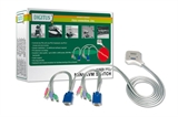 MINI SWITCH PER 2 PC CON AUDIO E MICROFONO - SET CAVI INCLUSI (DC OC12A)