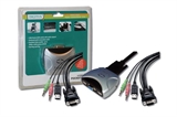 MINI SWITCH TASTIERA/MOUSE/MONITOR/AUDIO CON CAVI INCLUSI (USB)