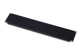 PANNELLO CIECO 1 UNITA' PER ARMADI RACK 19' COLORE NERO RAL 9005