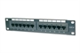 PANNELLO PATCH 10' - 12 PORTE NON SCHERMATE UTP - CAT. 5E