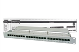 PANNELLO PATCH 19' SCHERMATO 24 PORTE 8 POLI RJ45 PER RETI CATEGORIA 5E - 1 UNITA'