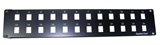 PANNELLO PATCH MODULARE 24 PORTE 2 HU (VUOTO) (A-PAN-24-MOD)