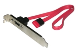 PANNELLO SLOT CON 1 PORTA SERIAL ATA 1.0 ESTERNA, CONNETTORE INTERNO 7 POLI (AK-SATA-SB1)