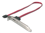PANNELLO SLOT CON 1 PORTA SERIAL ATA (SATA) INTERNA E 1 PORTA ESATA ESTERNA 300 MBPS CM. 50 (AK-ESAT