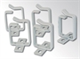 PASSACAVI PER ARMADI RACK 150x70 mm. CONFEZIONE 10 PEZZI - COLORE GRIGIO RAL 7035