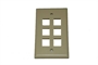 PLACCA A MURO 6 POSIZIONI COLORE BEIGE SCURO