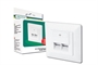 PRESA A MURO AD INCASSO RJ45 CAT. 6 PER RETI
