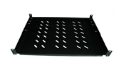 RIPIANO UNIVERSALE ALLUNGABILE 350 MM. - 1 UNITA', CON ATTACCHI FRONTALI E POSTERIORI, COLORE NERO R