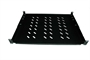 RIPIANO UNIVERSALE ALLUNGABILE 350 MM. - 1 UNITA', CON ATTACCHI FRONTALI E POSTERIORI, COLORE NERO R