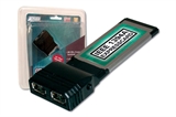 SCHEDA ADATTATORE EXPRESS CARD CON 2 PORTE FIREWIRE
