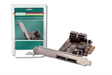 SCHEDA AGGIUNTIVA PCI EXPRESS SATA II CON 4 CONNETTORI SATA II