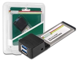SCHEDA EXPRESS CARD CON 2 PORTE USB 3.0