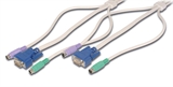 SET CAVI TRIPLI OCTOPUS PER DATA SWITCH MANUALI MASCHIO/MASCHIO 2XPS2 - 1XVGA  MT. 10 (AKOCO100MM)