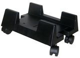 SUPPORTO COMPUTER VERTICALE CON RUOTE COLORE NERO