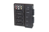 SWITCH BOX SCART 3 PORTE CON AUDIO - COLORE NERO