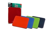 TAPPETINO PER MOUSE 3 MM. - MISURE CM. 26 X 22 COLORE ROSSO (DA-50101)