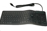 TASTIERA FLESSIBILE COLORE NERO CONNETTORE USB