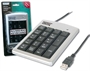TASTIERA NUMERICA AGGIUNTIVA CON CONNETTORE USB AUTOALIMENTATA, MISURE 134 x 94 x 20 mm
