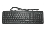 TASTIERA USB LAYOUT USA COLORE NERO