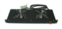 VENTOLA CON TERMOSTATO PER ARMADI RACK 19' CON 2 VENTOLE COLORE NERO RAL 9005 (DN-19 FAN-2-HO-SW)